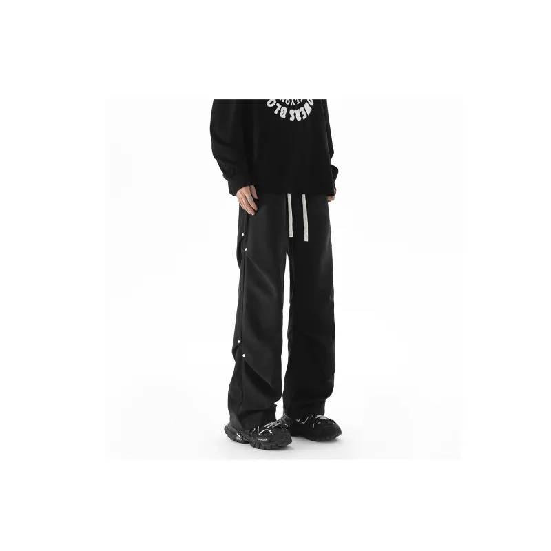 TELENT Casual Pants Unisex Rose Red-5