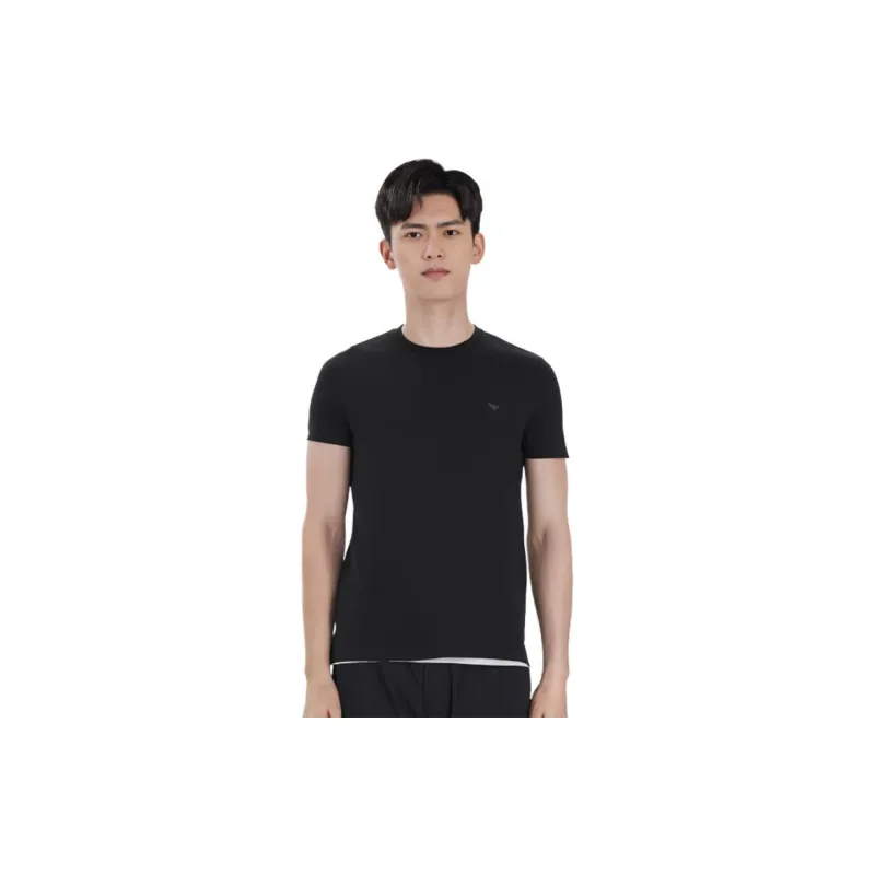 EMPORIO ARMANI T Shirts Men Black-4