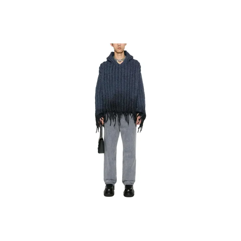 Misbhv Coated Bulky Knitted Hoodie-1