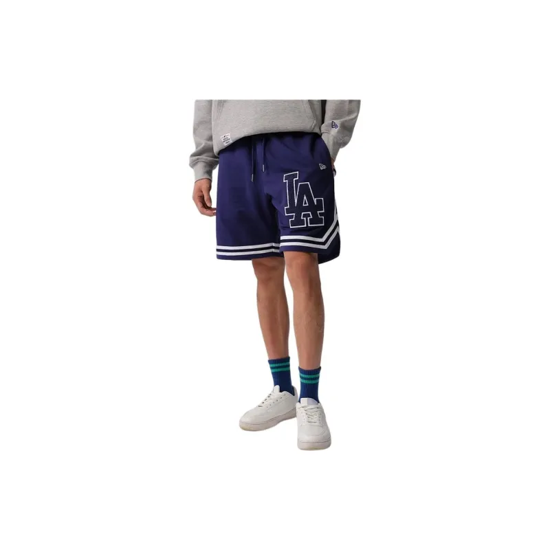 New Era SS24 Casual Shorts Unisex Navy Blue-1