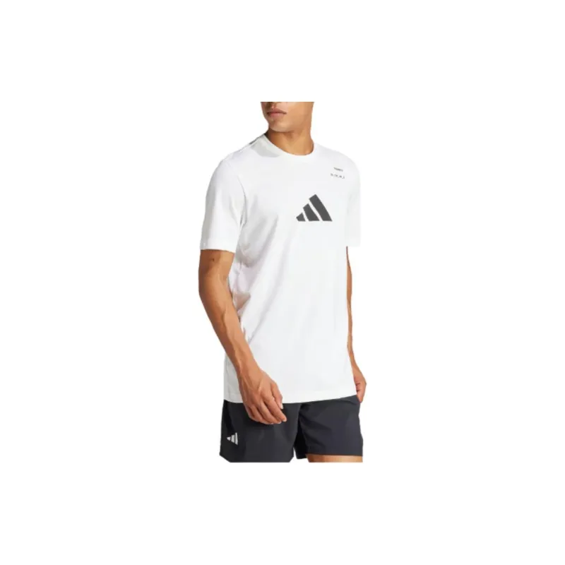 Adidas Free Shipping With AdiClub Aeroready Tennis Category Graphic Tee-3
