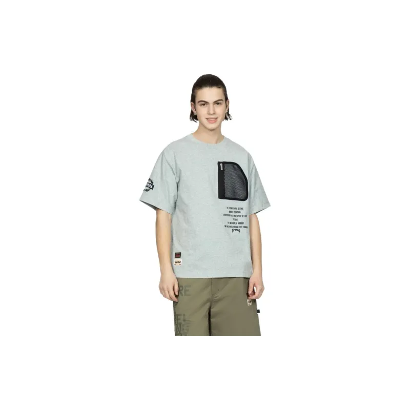 EVISU T Shirts Men Heather Gray-3