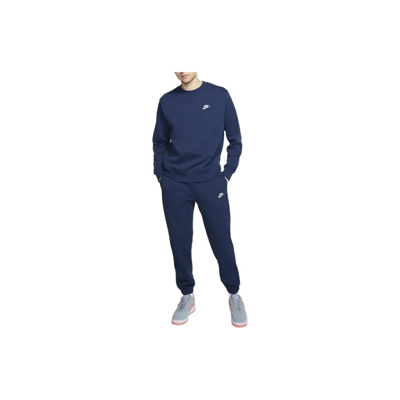 Nike Sportswear Club Fleece Knitted Sports Pants Men's Deep Navy Blue-2