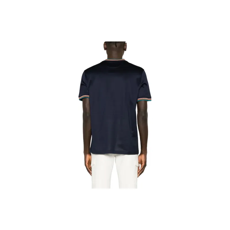 Paul Smith Signature Stripe Trim T-Shirt-2