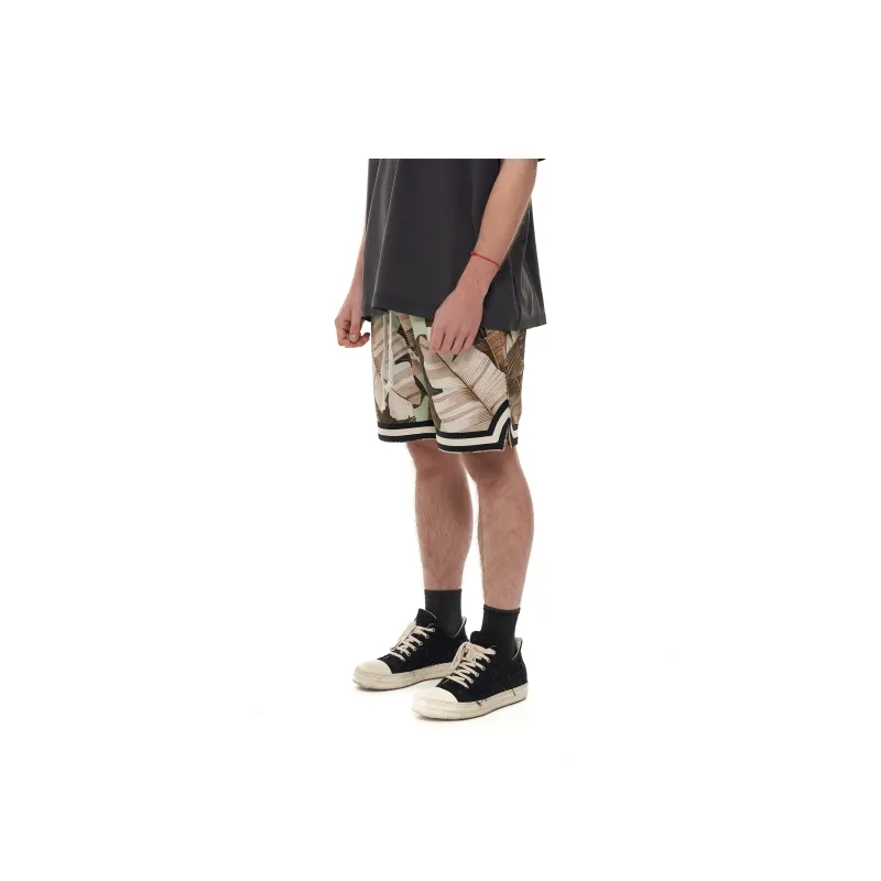 JUNGLE GURL Basketball Loose Fit Casual Shorts Unisex Yellow-3