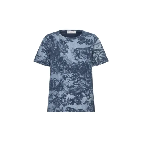 DIOR T-Shirts Women's Blue