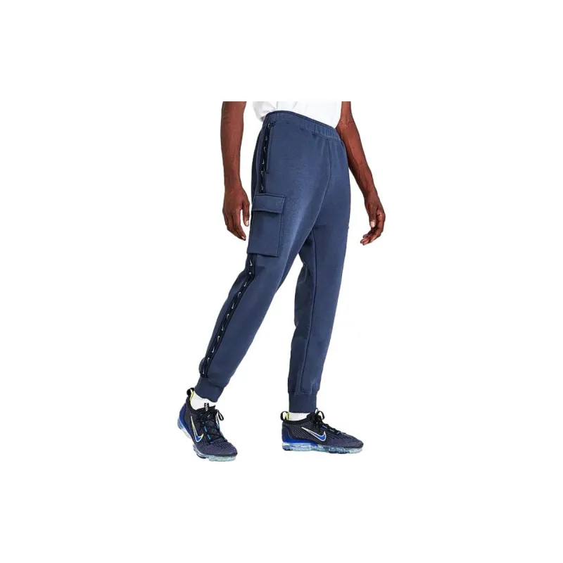 Nike Knitted Sweatpants Men Navy Blue-2