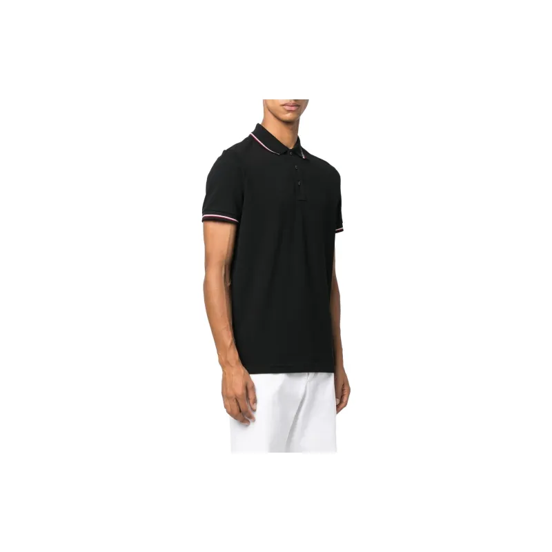 Moncler FW22 Polo Shirts Men Black-5
