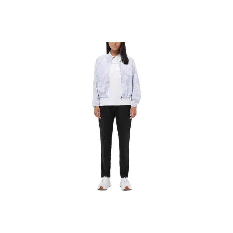 Skechers Jackets Coats Women's Ink Wash White Base All Over Print-1