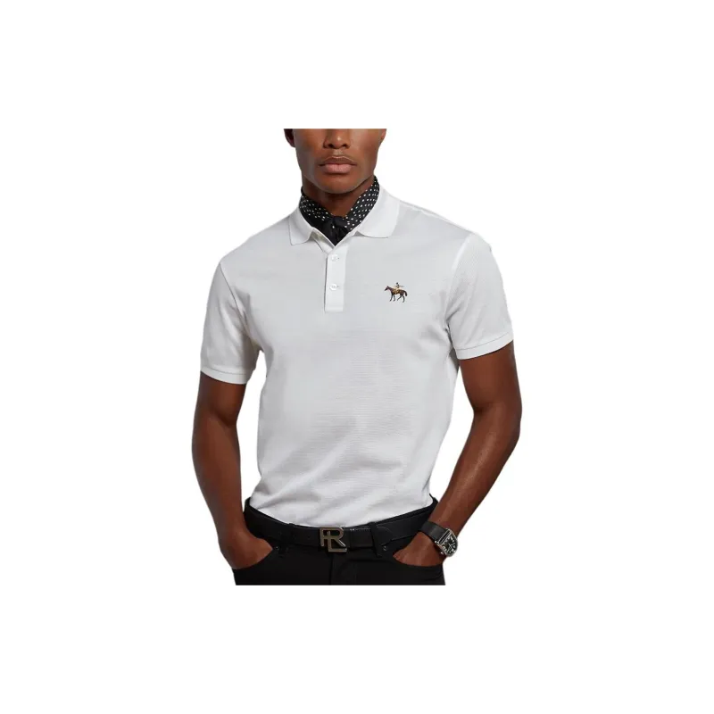 Ralph Lauren Purple Label Polo Shirt Men's Classic White-2