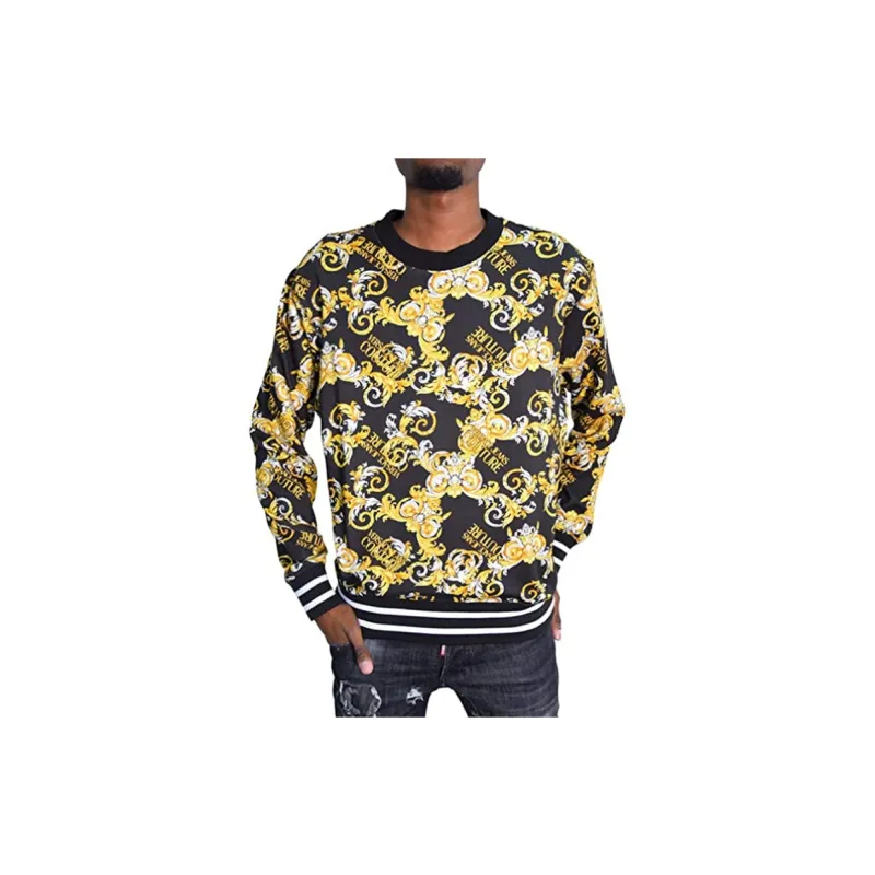 VERSACE JEANS COUTURE Sweatshirt Men's Yellow-1