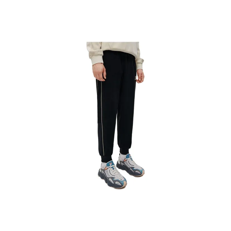 FILA FUSION Knitted Sweatpants Men's Pitch Black-3