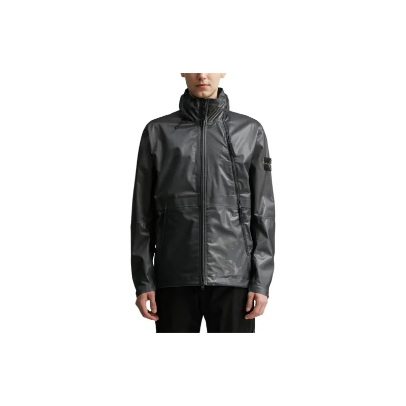 STONE ISLAND Turtleneck Zipper Jacket-4