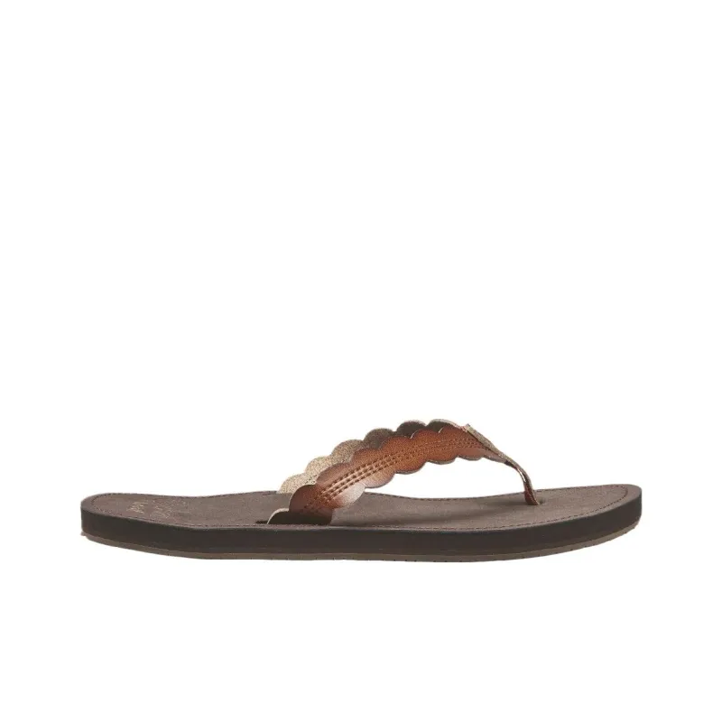 REEF Slip-Resistant Abrasion-Resistant Slide Slippers Women's Brown-1