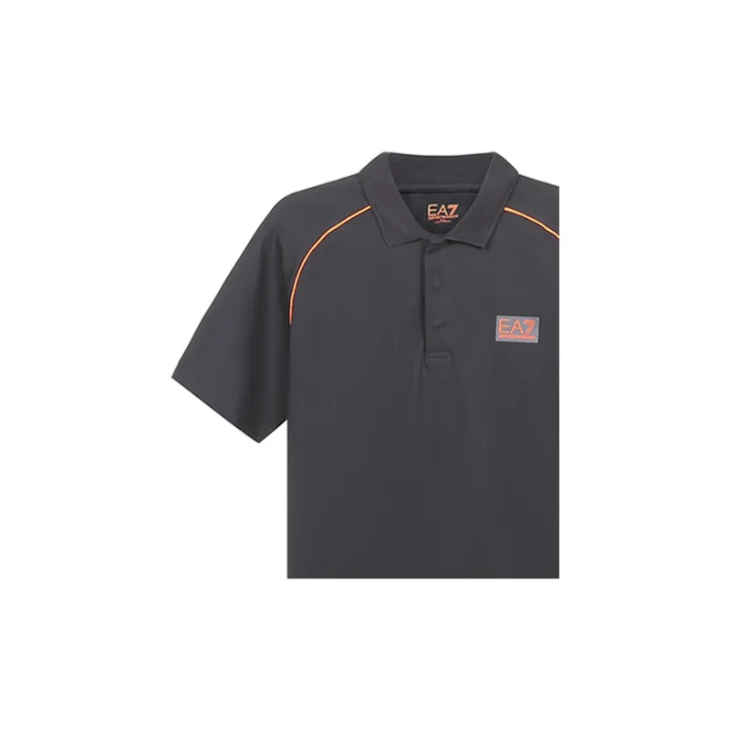 EMPORIO ARMANI EA7 Polo Shirt Men's Night Blue-4