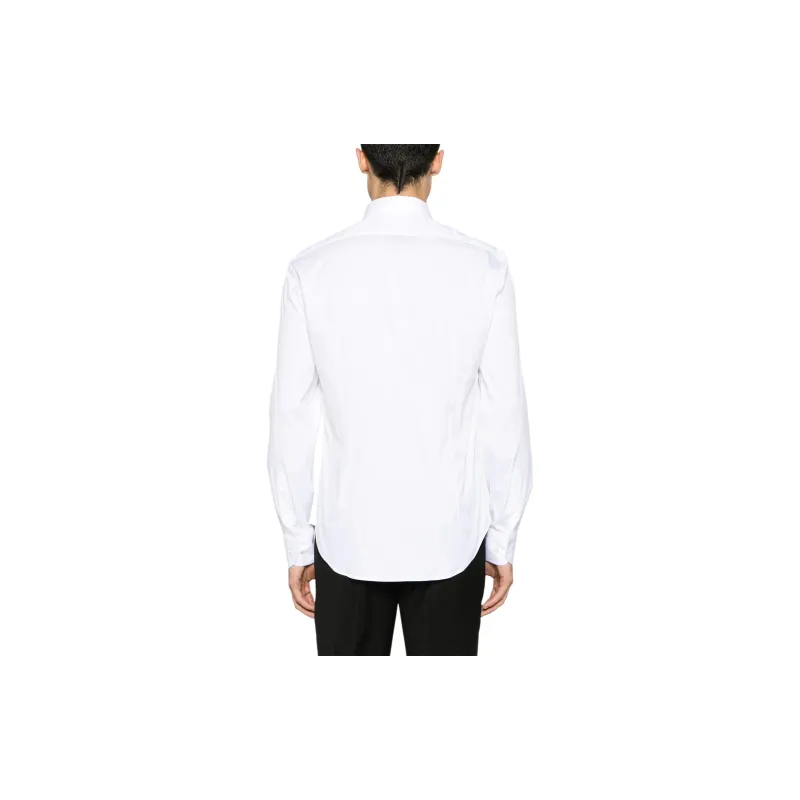 EMPORIO ARMANI Long Sleeved Twill Weave Shirt-2