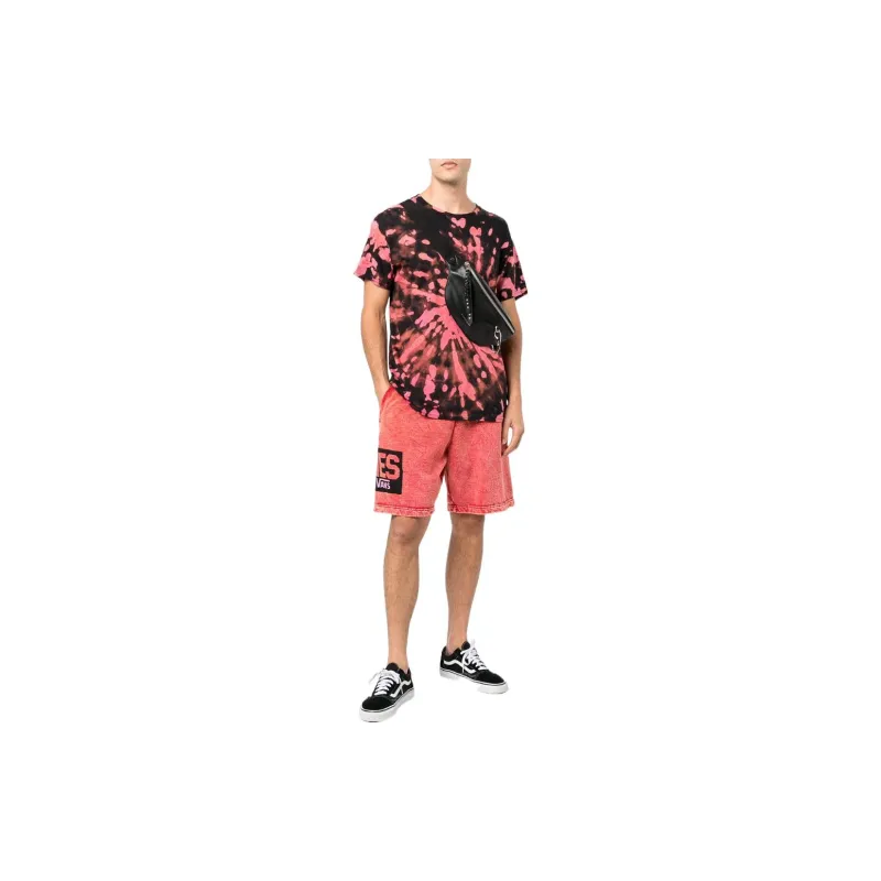 Aries X Vans Vault Fleece Shorts 'Red'-1