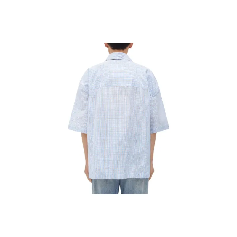 Bottega Veneta Bv Embroidered Check Overshirt-4