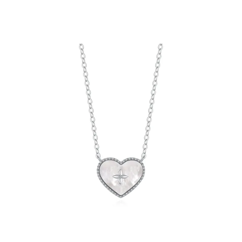 VIGG S925 Silver Necklaces Women's-18