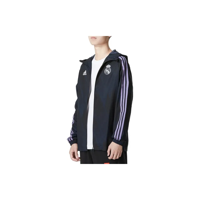 Adidas Real Madrid C.F Jacket Men's Blue-3