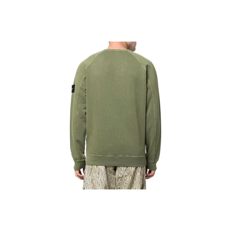 STONE ISLAND Sweatshirts Men Army Green-2