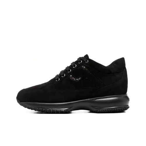 HOGAN Logo Patch Low-Top Sneakers Women's
