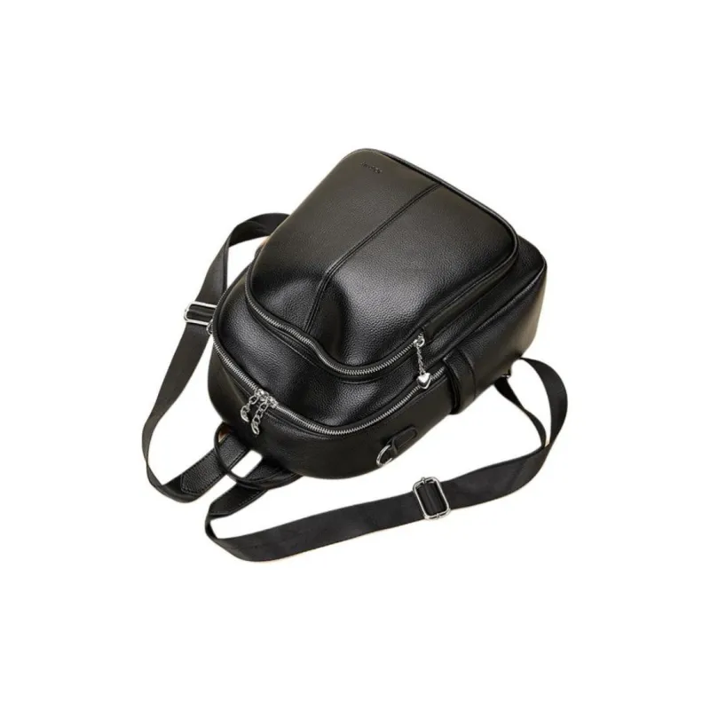 JOSINY PU Backpack Large Size Women's Black-7