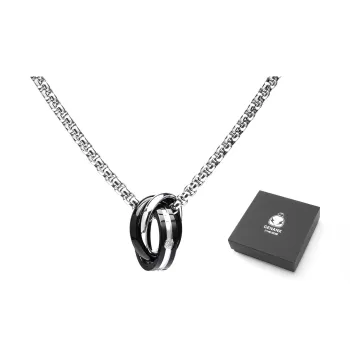 GENANX Necklaces Unisex Silver White