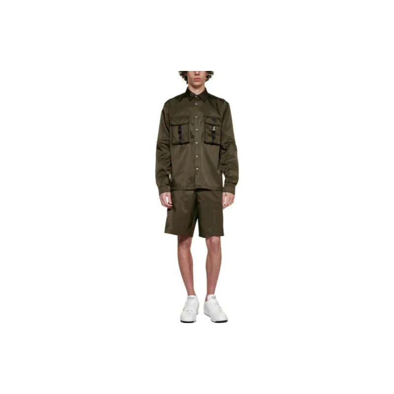 PRADA Shirts Men Brown-1