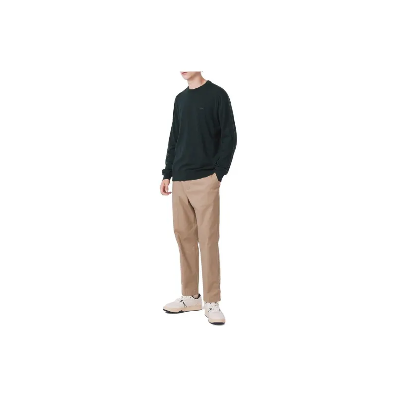 LACOSTE Logo-appliqué Wool Jumper-2