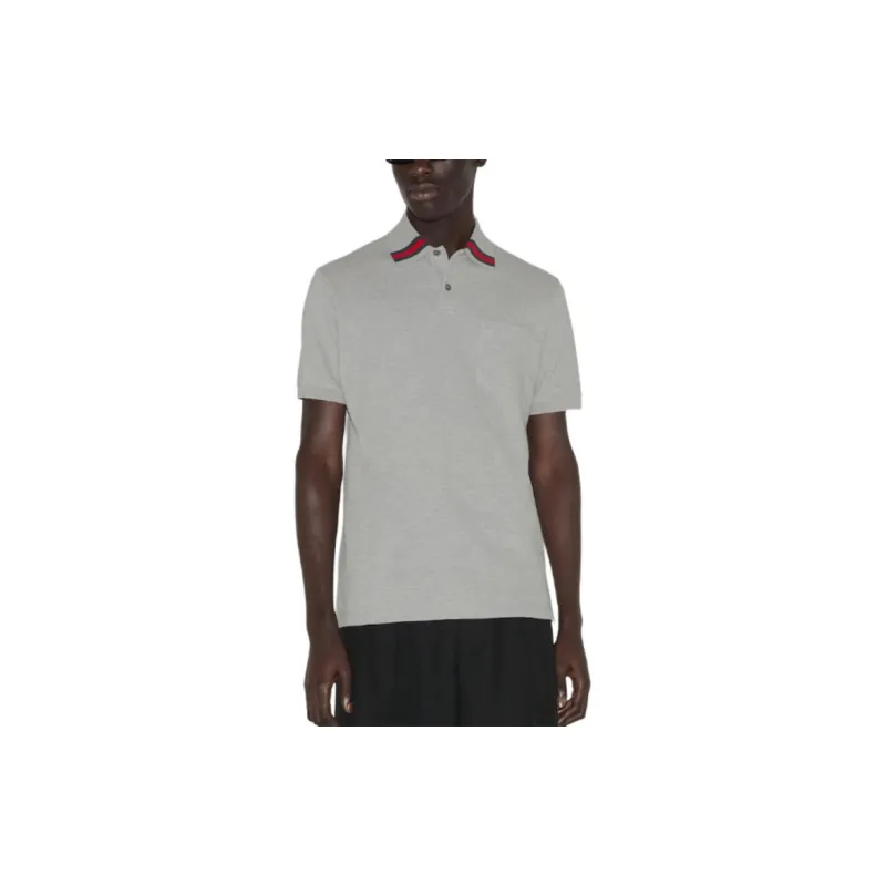 GUCCI Web Detailed Polo Shirt-3