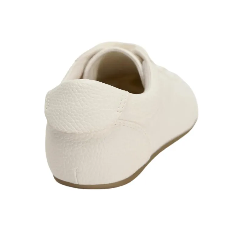 ZARA Low-Top Skateboard Shoes Women's Beige-4