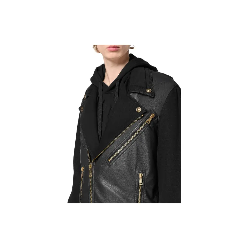 VERSACE JEANS COUTURE Jackets Coats Men's Black-4