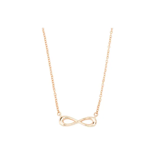 TIFFANY & CO. Infinity Series Necklaces Women's Yellow