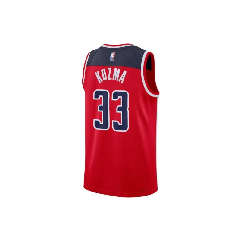NBA x Nike Washington Wizards Basketball Jerseys Men's Red-1