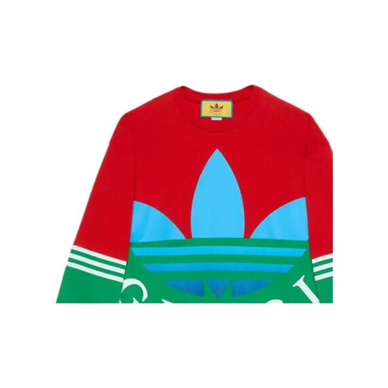 GUCCI x Adidas SS23 T Shirt Men's Green-3