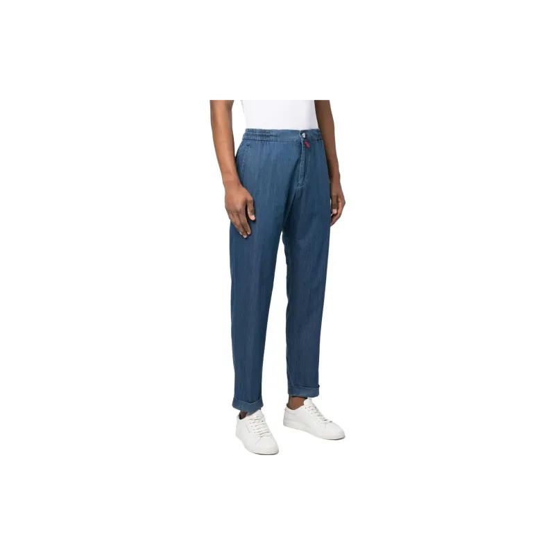 Kiton Mid-rise Straight-leg Jeans-1
