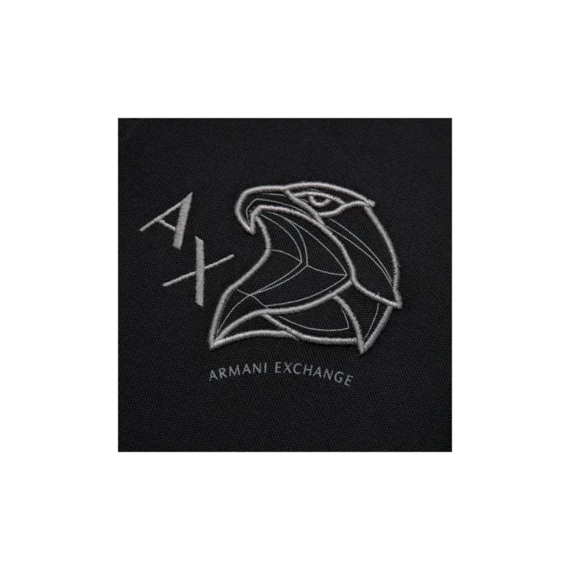 ARMANI EXCHANGEAE SS24 Polo Shirt Men's Black-5