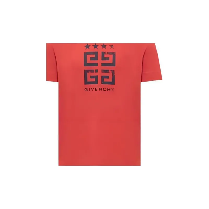Givenchy T Shirts Men Red-7