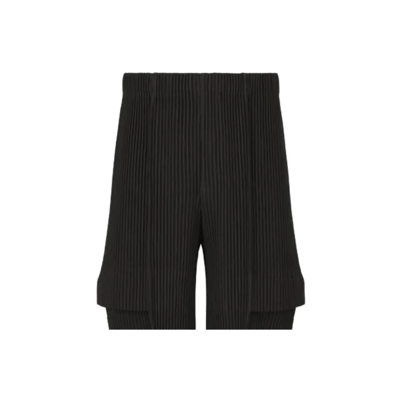 Homme Plissé Issey Miyake Pleated Cargo Shorts-4