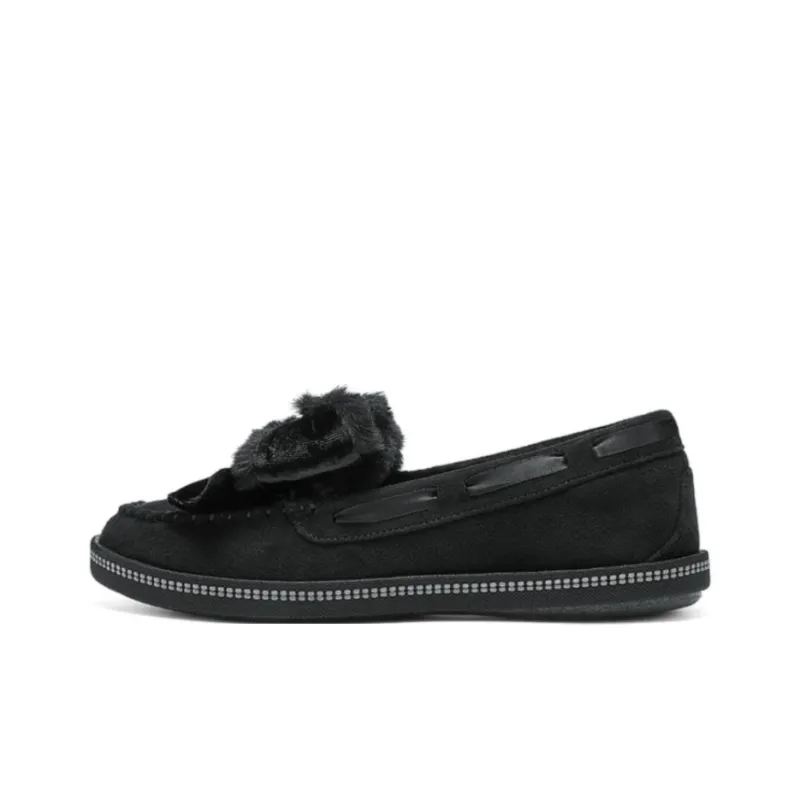 Skechers Modern Comfort Slip Resistant Low Top Casual Shoes Women's Black-0