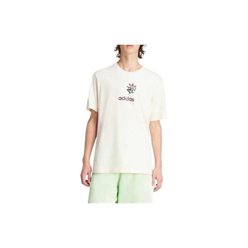 Adidas Originals Training Supply Short Sleeve Tee T-Shirt Men's White-2