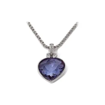 Swarovski Oceanic Crystal Necklaces Unisex Silver