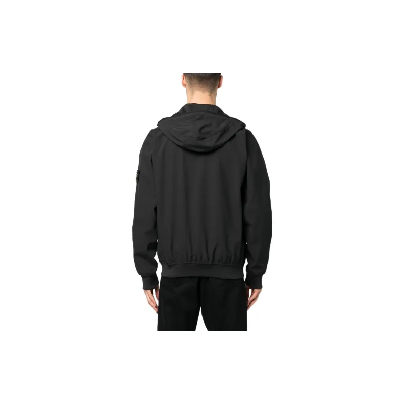 STONE ISLAND Light Soft Shell R E.Dye Technology In Recycled Polyester Jacket-2