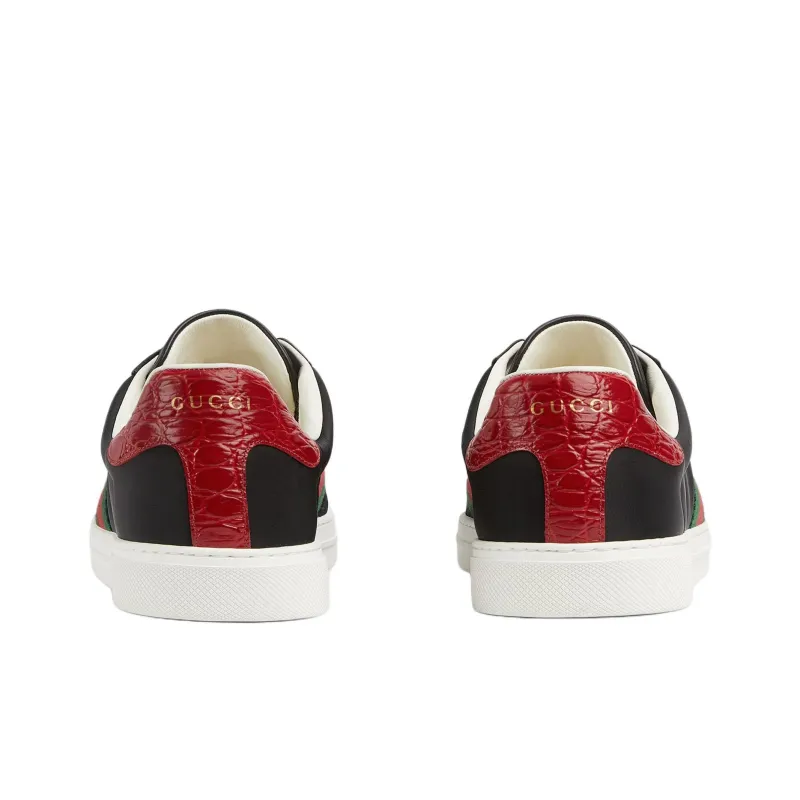 GUCCI Ace Sneaker 'Black Nylon'-4