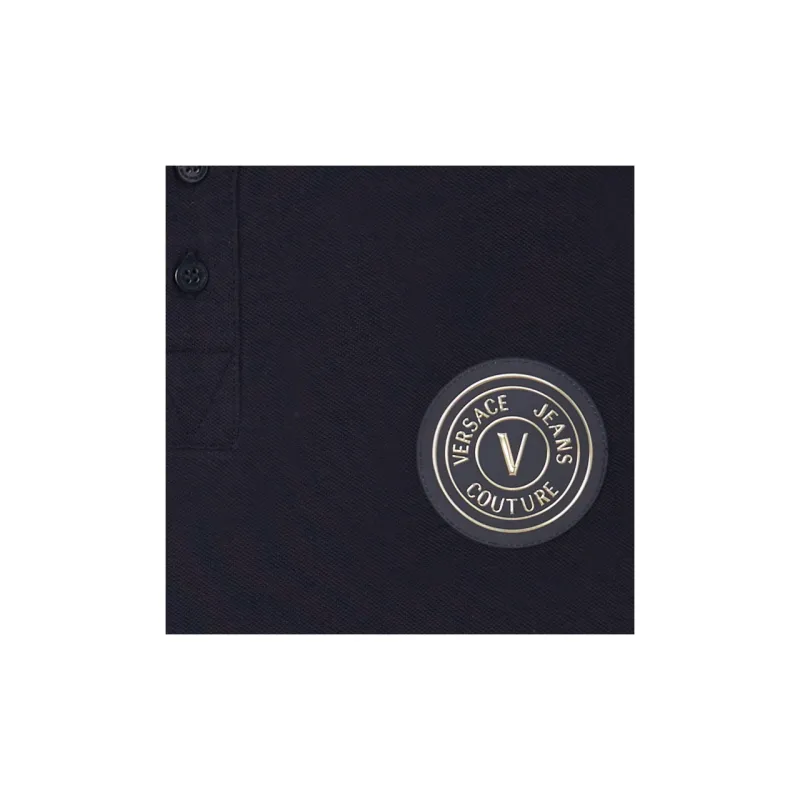 VERSACE JEANS COUTURE SS23 Polo Shirt Men's Black-5