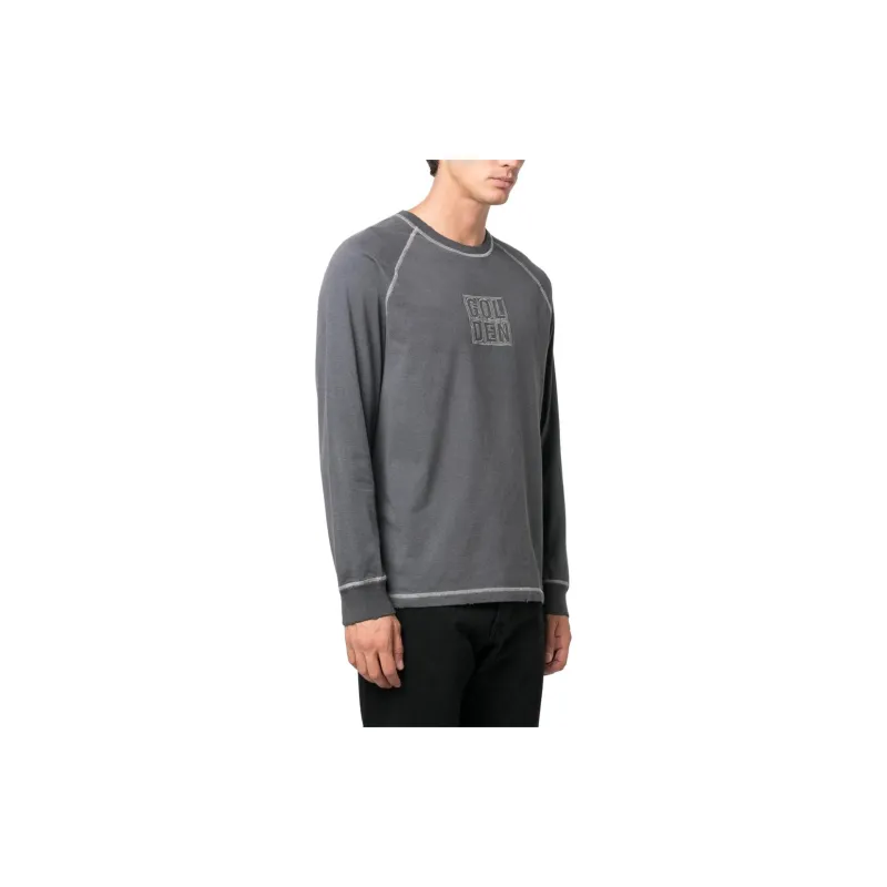 Golden Goose Sweatshirts Men Gray-3