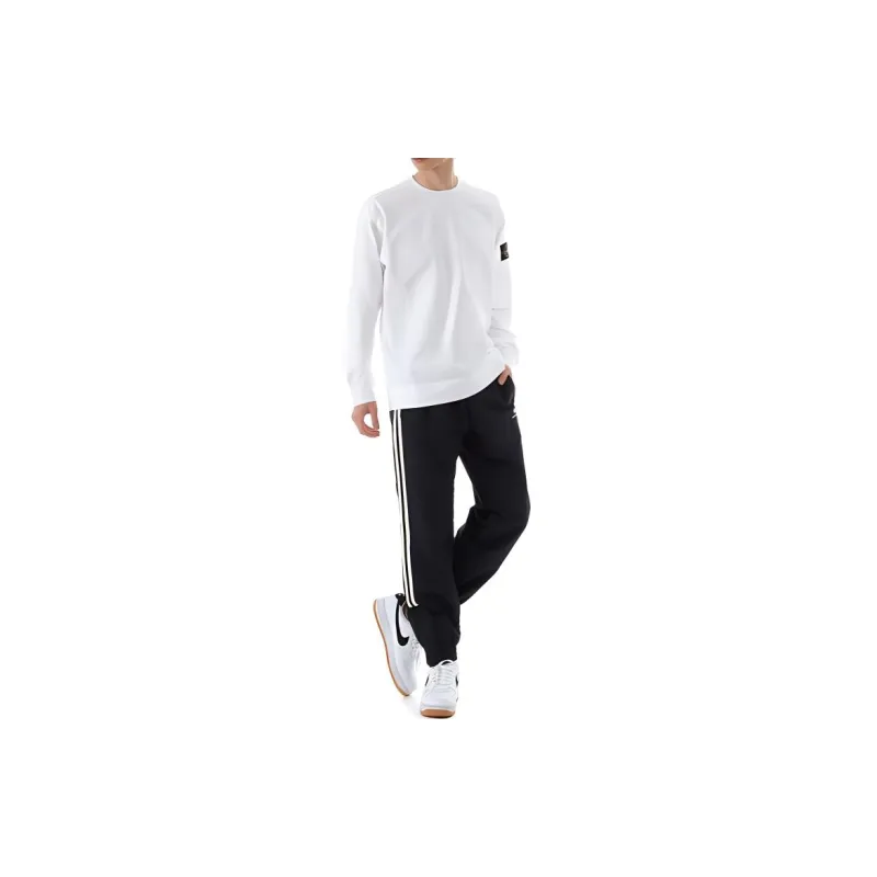STONE ISLAND 63020 Brushed Cotton Fleece Crewneck Sweater-2