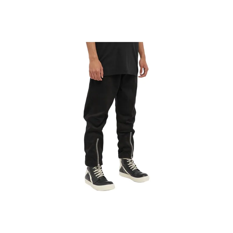 RICK OWENS Knitted Sweatpants Men Black-3