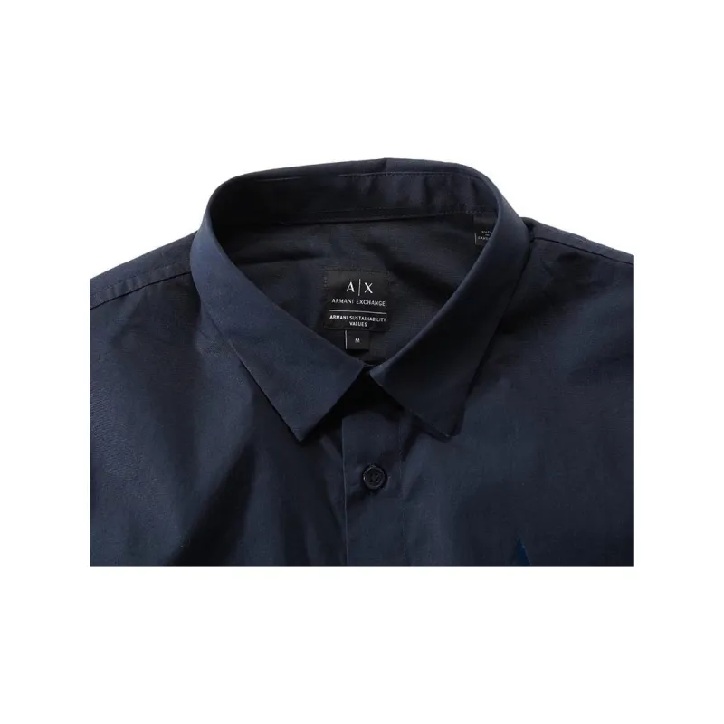 ARMANI EXCHANGEAE FW23 Shirt Men's Marine Blue-5